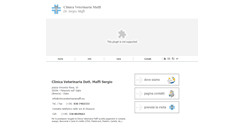 Desktop Screenshot of clinicaveterinariamaffi.eu